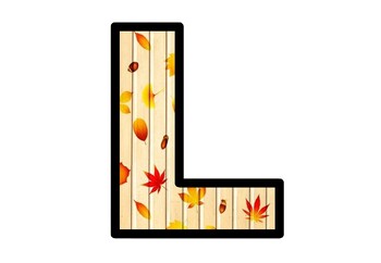 Fall Leaves Bulletin Board Letters, Classroom, Door Decor