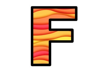 Fall Wavy Lines, Bulletin Board Letters, Classroom Decor, Fall Letters