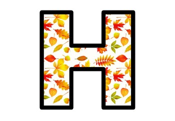 Bulletin Board Letters, Fall, Autumn Leaves Decor, Fall Alphabet Posters