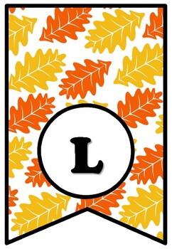 LEAF THROUGH A GOOD BOOK, Bulletin Board Sayings Pennant Letters, Fall, Reading