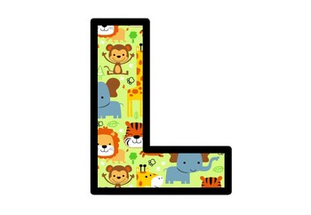 PreK, Kindergarten, Elementary Forest Animals Bulletin Board Letters, Zoo Decor
