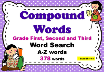 Compound Words Word Search Grade First Second and Third