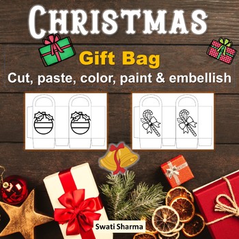 Christmas Crafts: Gift Bag Templates