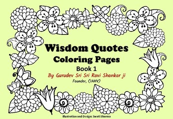 Wisdom Quotes Coloring Pages for Mindfulness