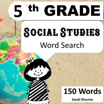Fifth Grade Social Studies, Word Search Worksheets