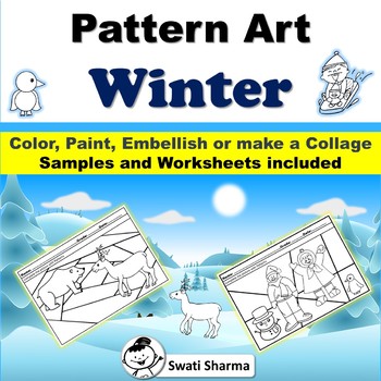 Winter Art Project, Pattern Art/Pop Art