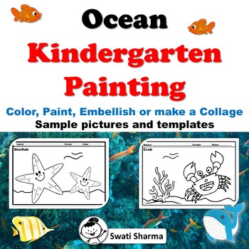 Ocean Kindergarten Painting Art Project